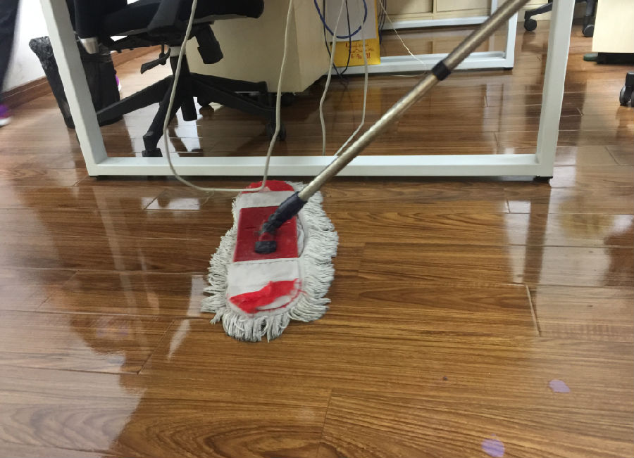 昌平区木地板保洁案例